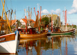 Am Hafen von Neuharlingersiel